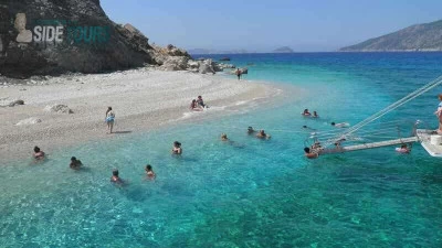 Insel Suluada von Evrenseki Antalya