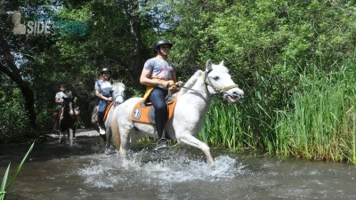 Horse riding in Evrenseki Turkey