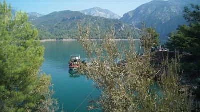 Kızılağaç'den Oymapınar barajı tekne turu