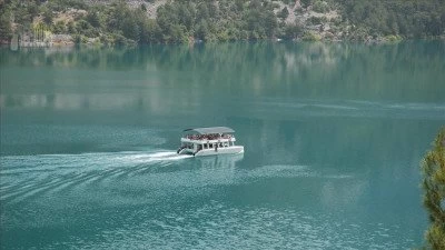 Gundogdu Oymapınar barajı tekne turu