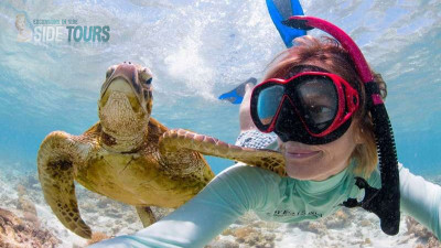 Snorkeling in Side Turkey, best places in Mediterranean