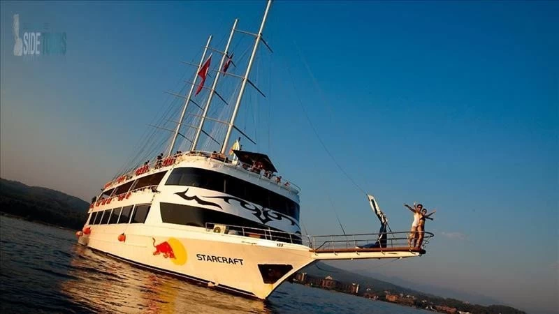Alanya Bootsfahrt von Side Starcraft