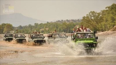 Jeep safari i rafting w Gundogdu