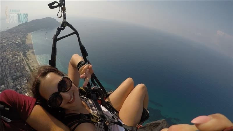 Paragliding in Side Turkey